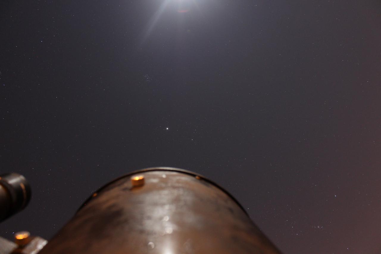 Pleiades-Jupiter-Adébaran-Orion-Lune