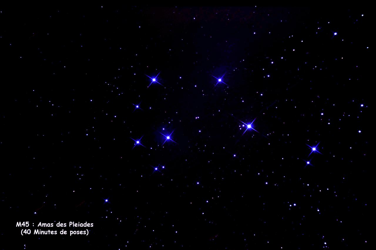 M45 amas des Pleiades