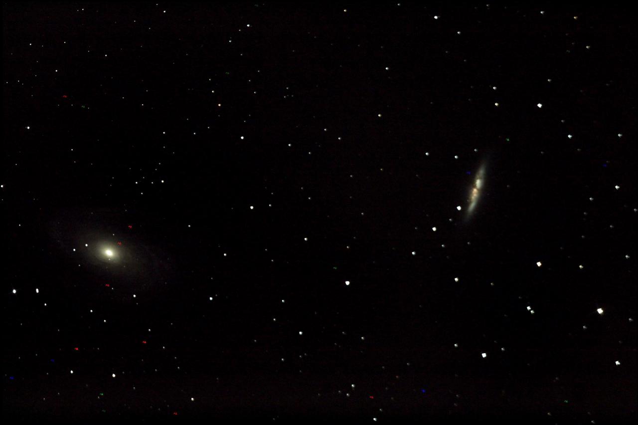 M81-M82 10 minutes de pose