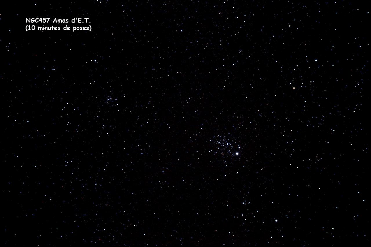 NGC457 Amas d'E.T.